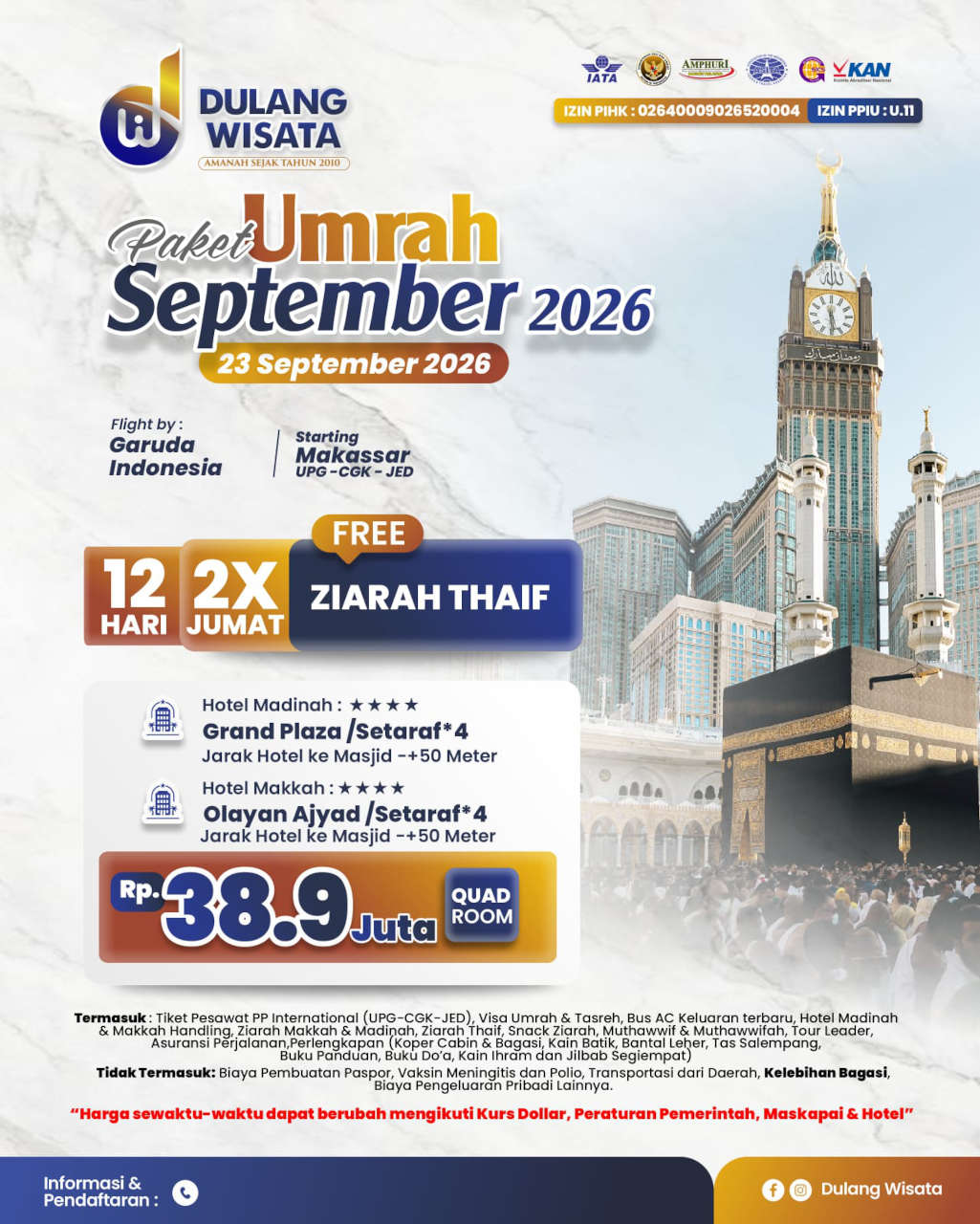 Dulang September 2026